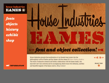 Tablet Screenshot of eames.houseind.com